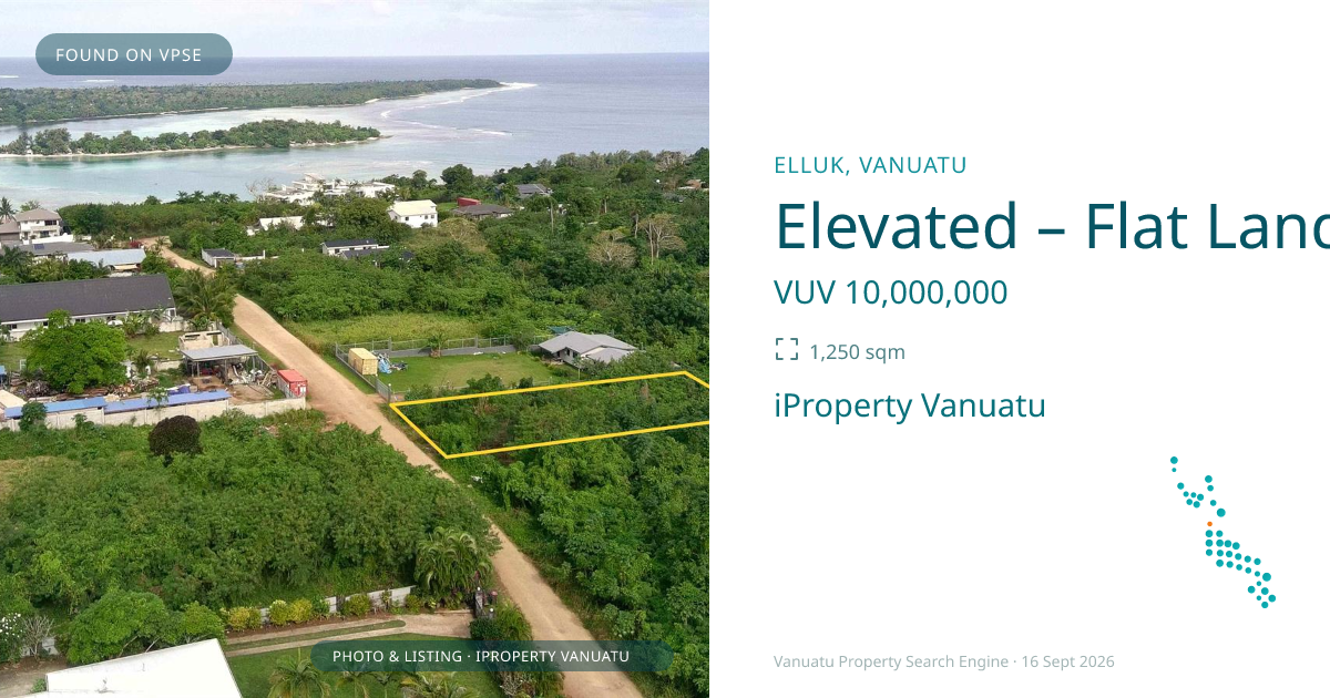 Elevated – Flat Land – Easy Build