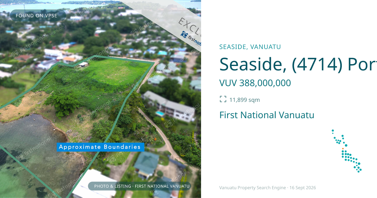 Seaside, (4714) Port Vila Vanuatu ,