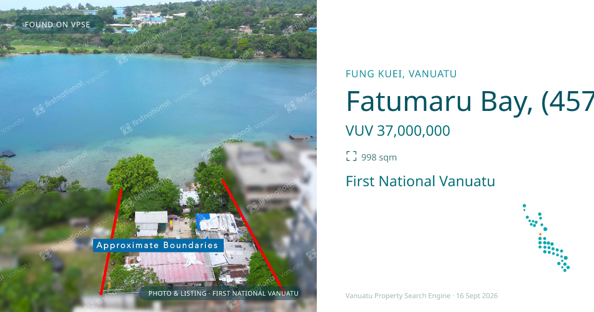 Fatumaru Bay, (4579) Port Vila Vanuatu ,