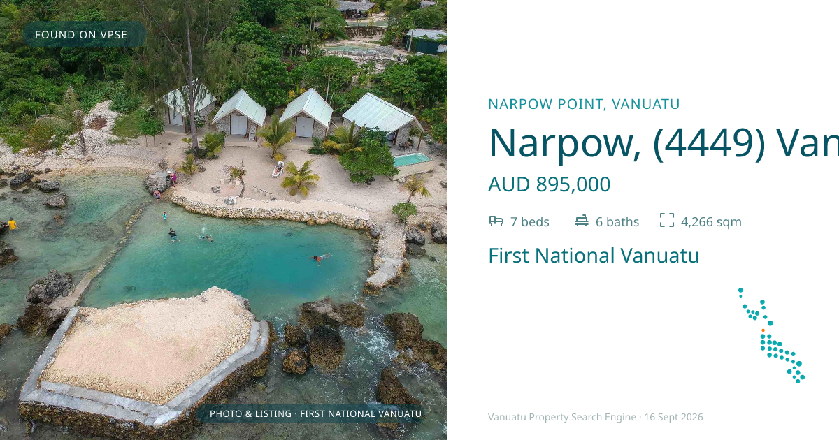 Narpow, (4449) Vanuatu ,
