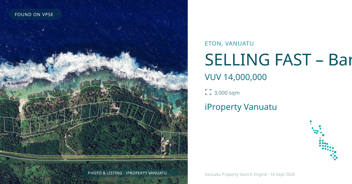 SELLING FAST – Bargain Prices – Lots on 2km of Waterfront
