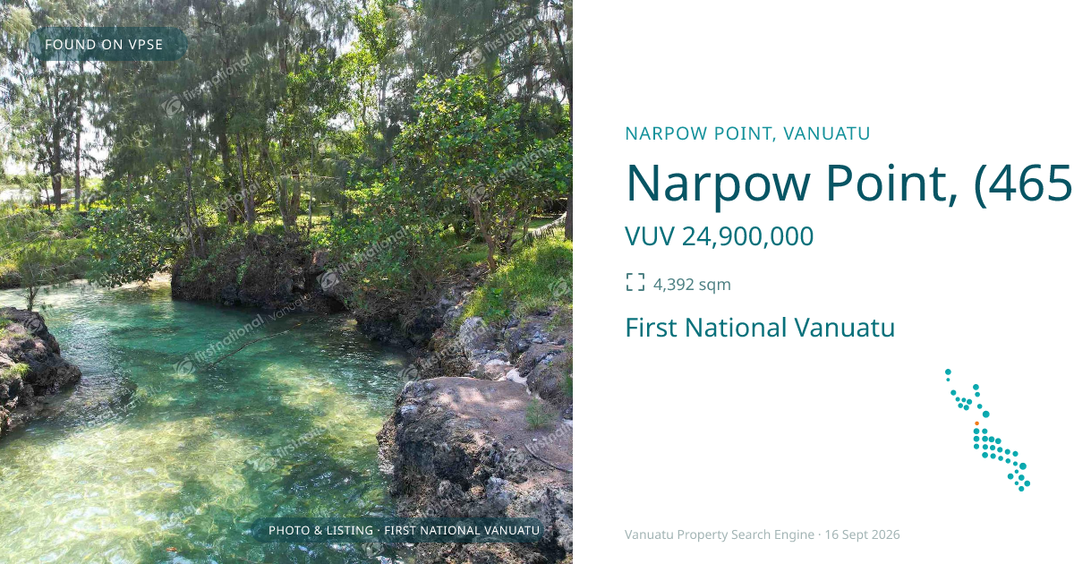 Narpow Point, (4655) Vanuatu ,