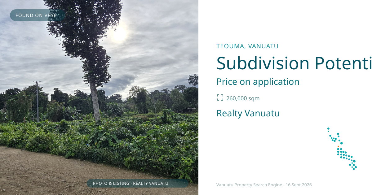 Subdivision Potential