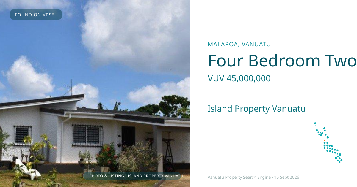 Four Bedroom Two Bathroom Fully Furnished House