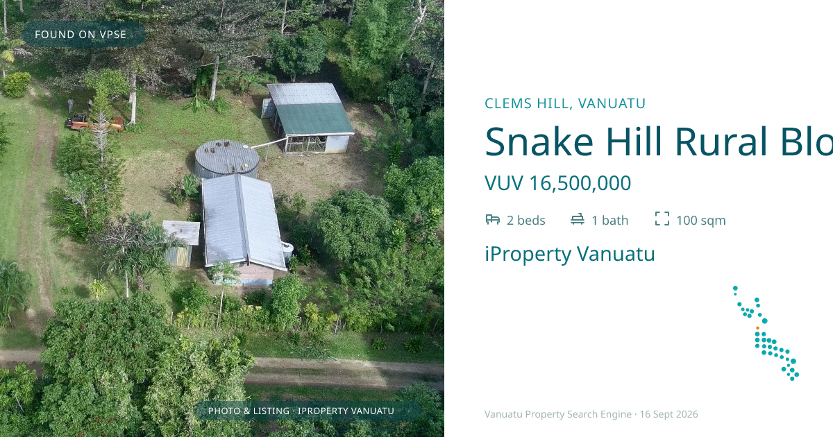 Snake Hill Rural Block – 28,000 sq.m