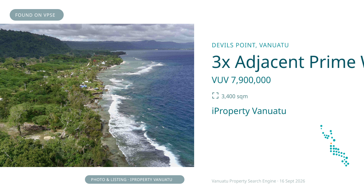 3x Adjacent Prime Waterfront Blocks