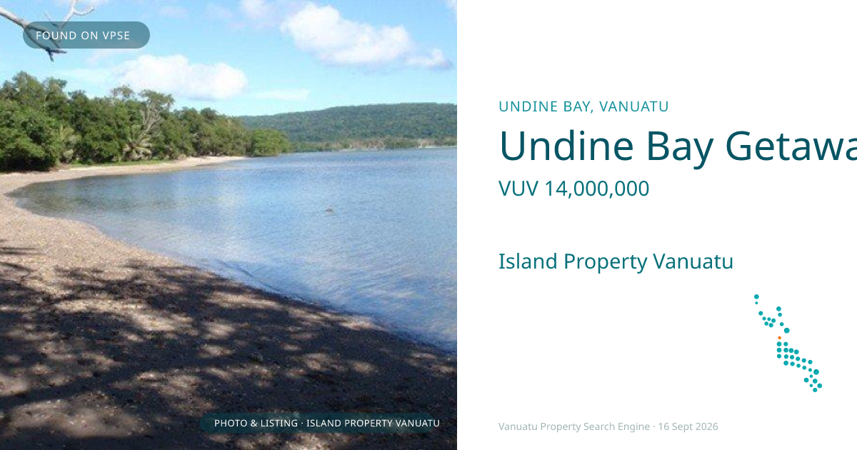 Undine Bay Getaway With Sandy Beaches and Beautiful Views