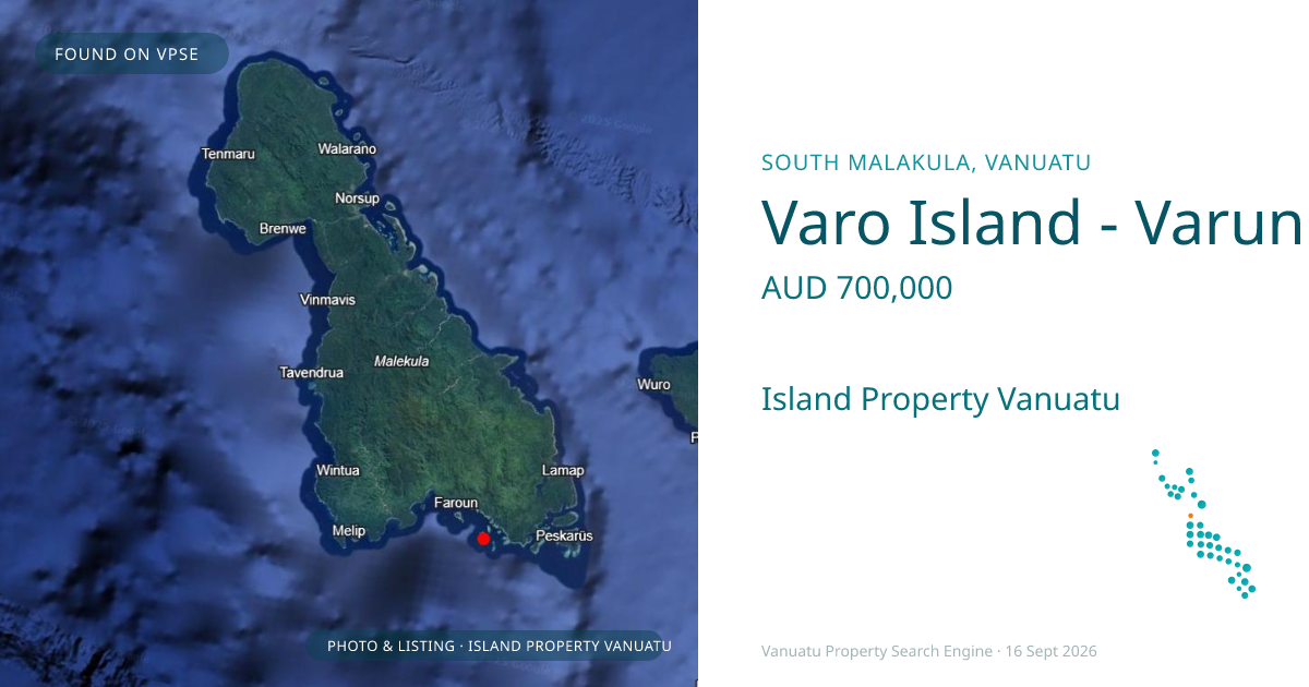 Varo Island - Varun Bay, Malakula