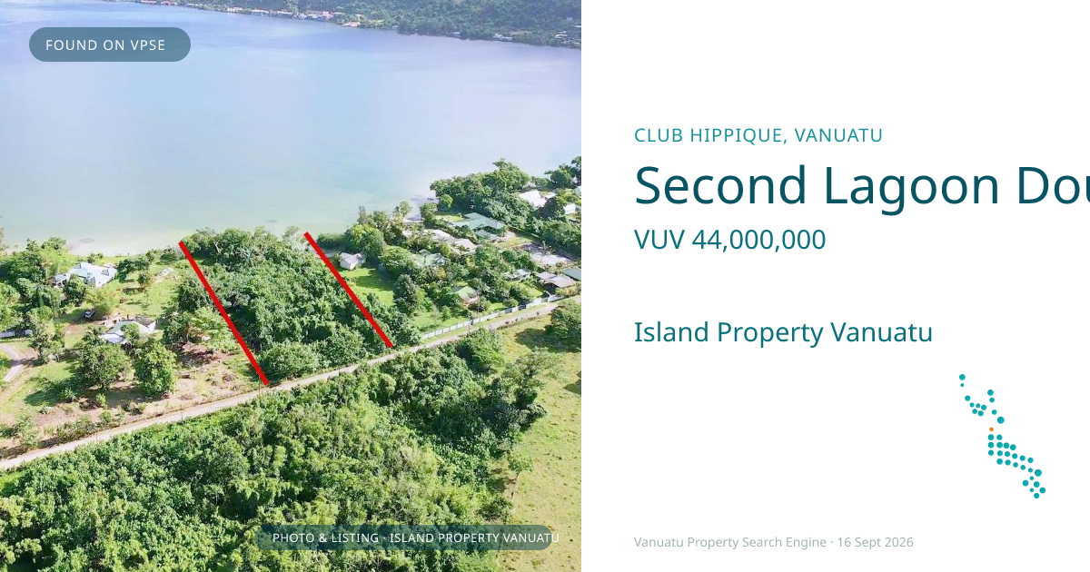 Second Lagoon Double Block - 6805m2