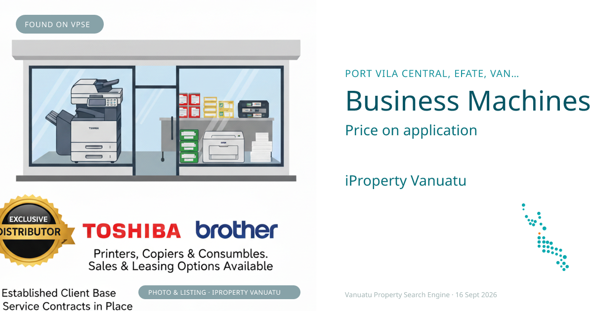 Business Machines – Sales, Leasing & Consumables
