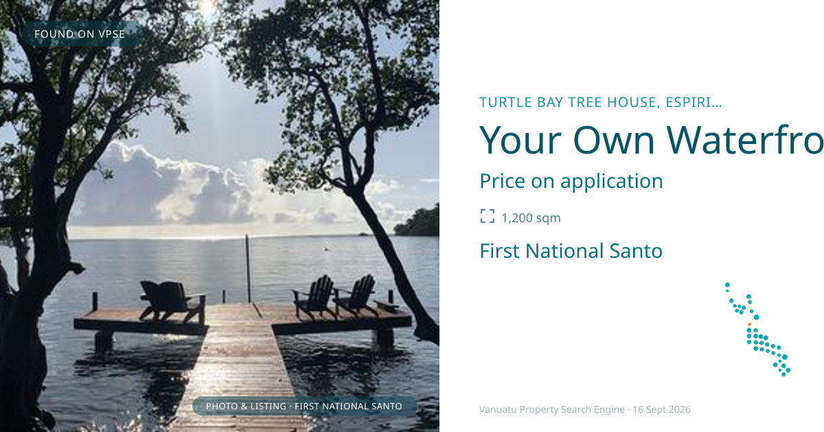 Your Own Waterfront Retreat