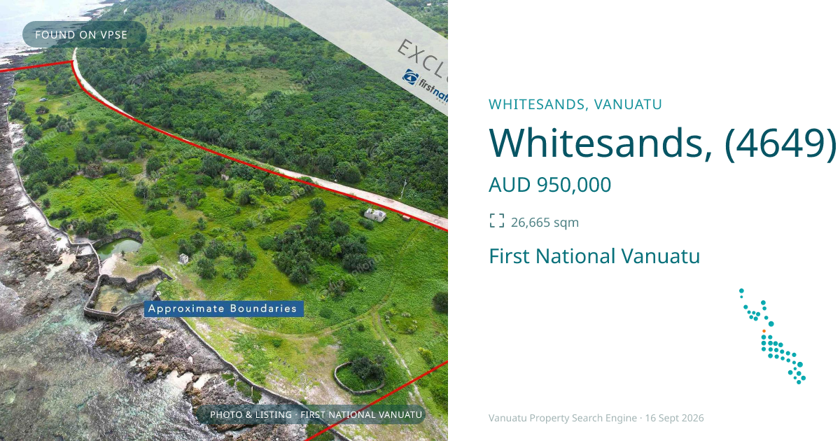Whitesands, (4649) Vanuatu ,