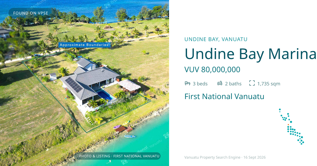 Undine Bay Marina, (4709) Vanuatu ,