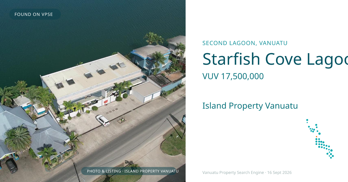 Starfish Cove Lagoonfront Appartment