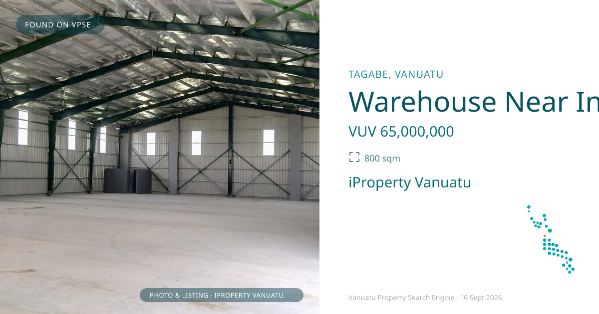 Warehouse Near International Airport