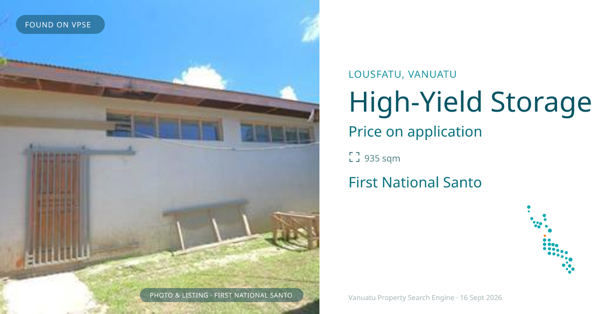 High-Yield Storage & Residential Investment