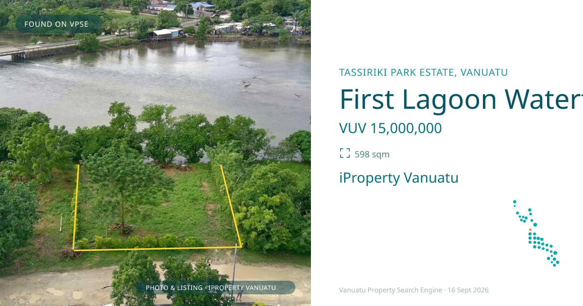 First Lagoon Waterfront Block