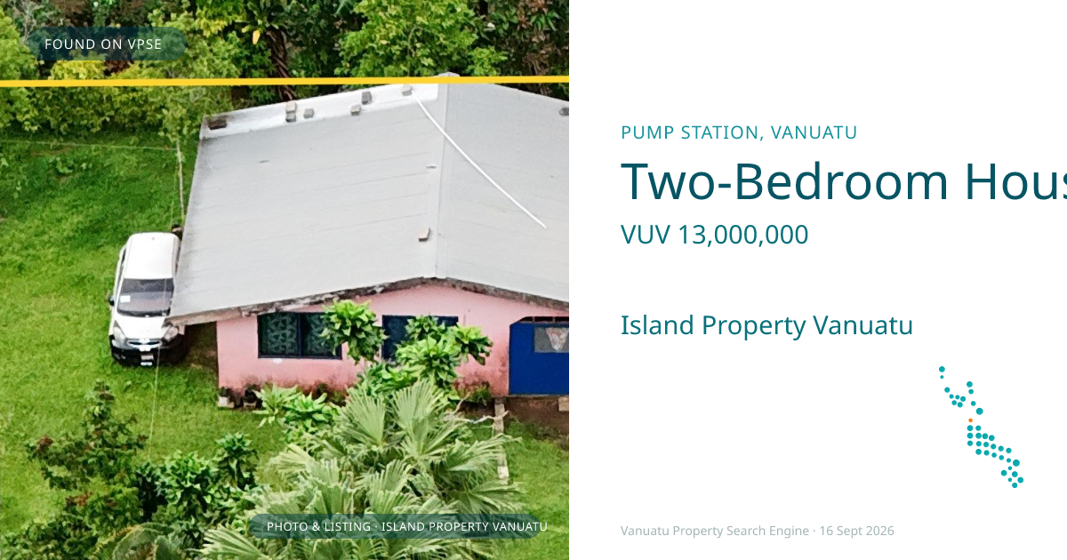 Two-Bedroom House in Pump Station