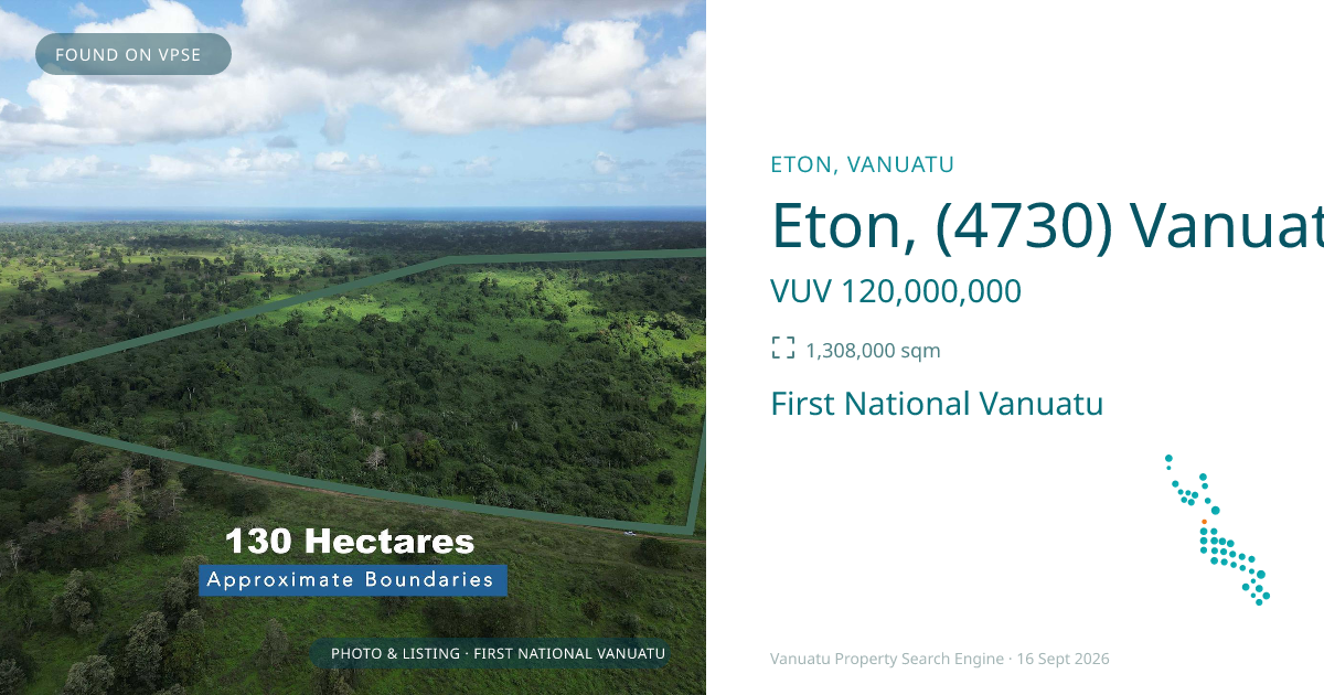 Eton, (4730) Vanuatu ,