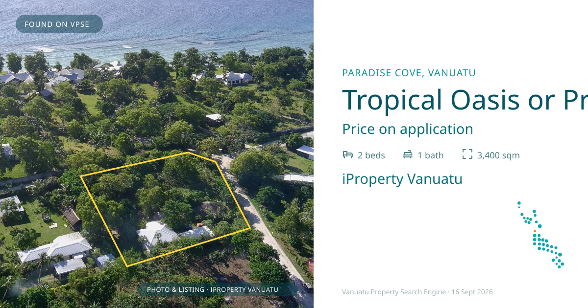 Tropical Oasis or Prime Commercial Corner Block – Endless Potential