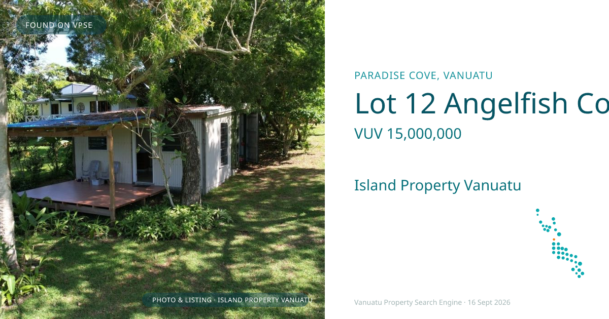 Lot 12 Angelfish Cove – Marina Lifestyle Opportunity with Strong Investment Potential