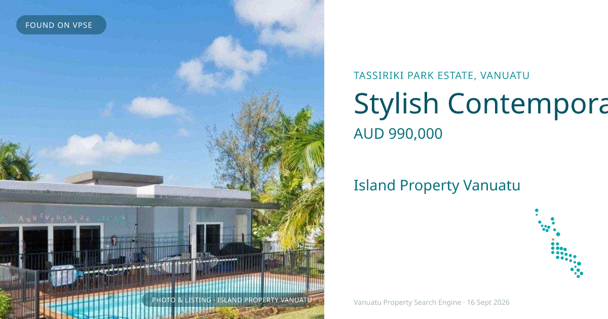 Stylish Contemporary Villa with Swimming Pool Located on an Exclusive Lagoon Front Island