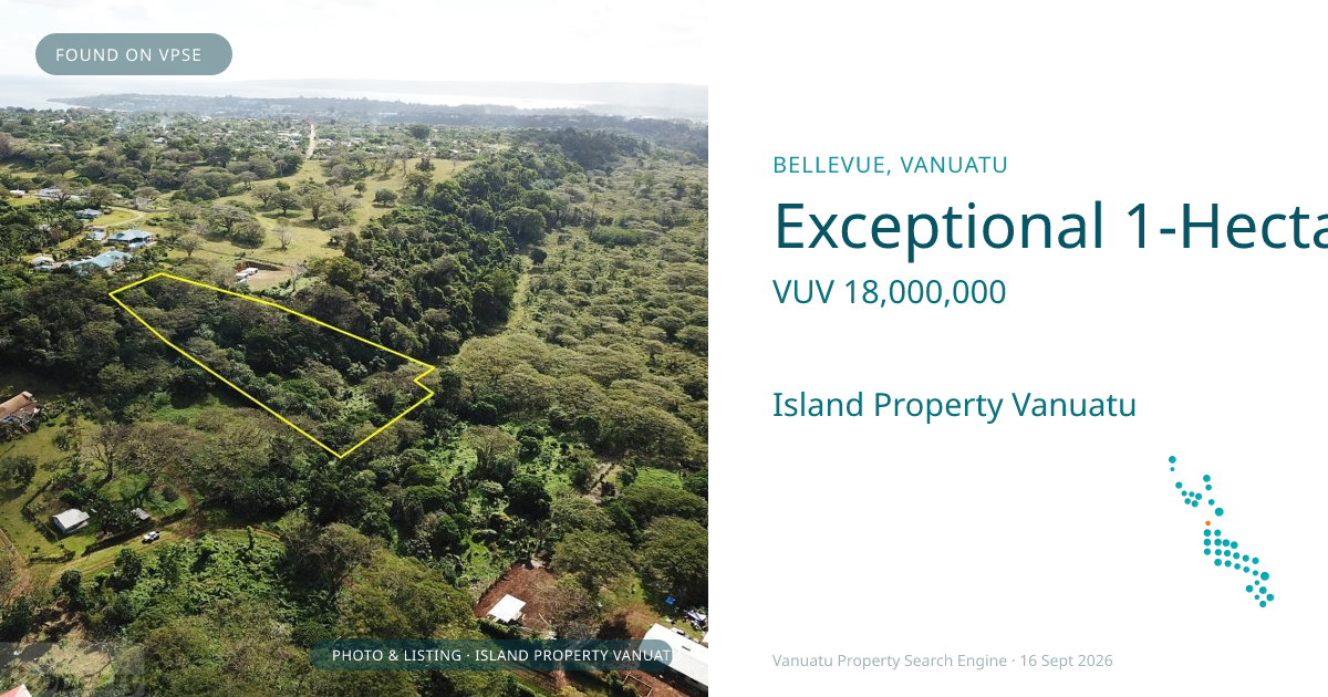 Exceptional 1-Hectare Estate Lot in the Heart of Bellevue Park