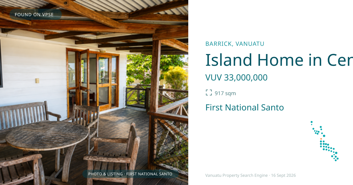 Island Home in Central Luganville