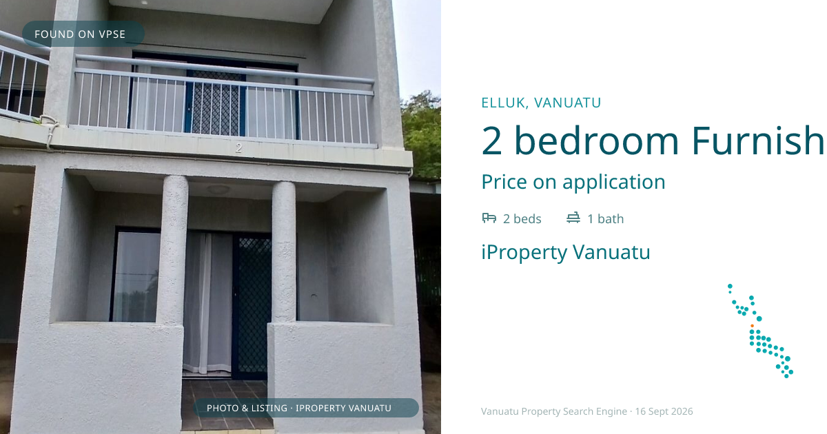 2 bedroom Furnished Apartment in Elluk