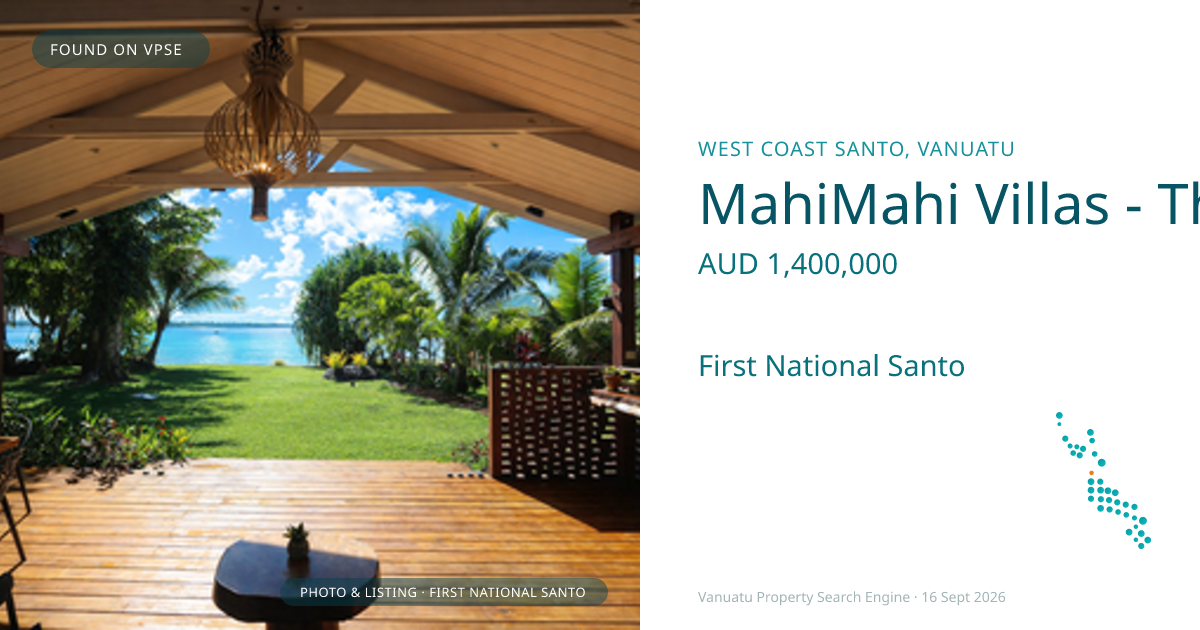MahiMahi Villas - Three Villas, Great income opportunity!