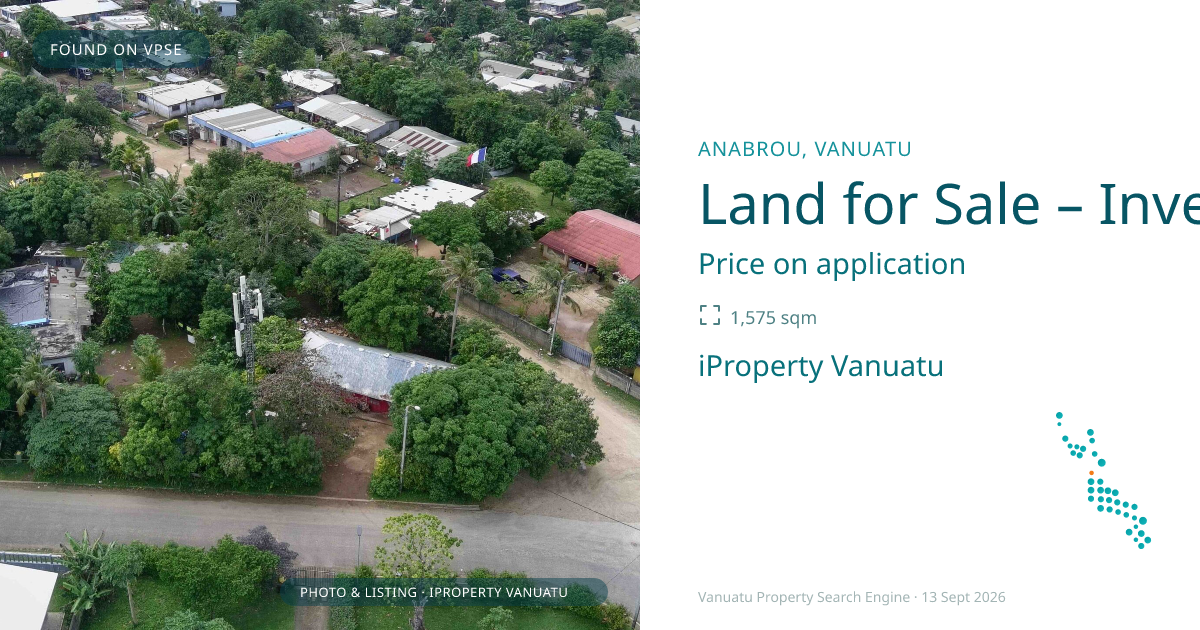 Land for Sale – Investment Opportunity