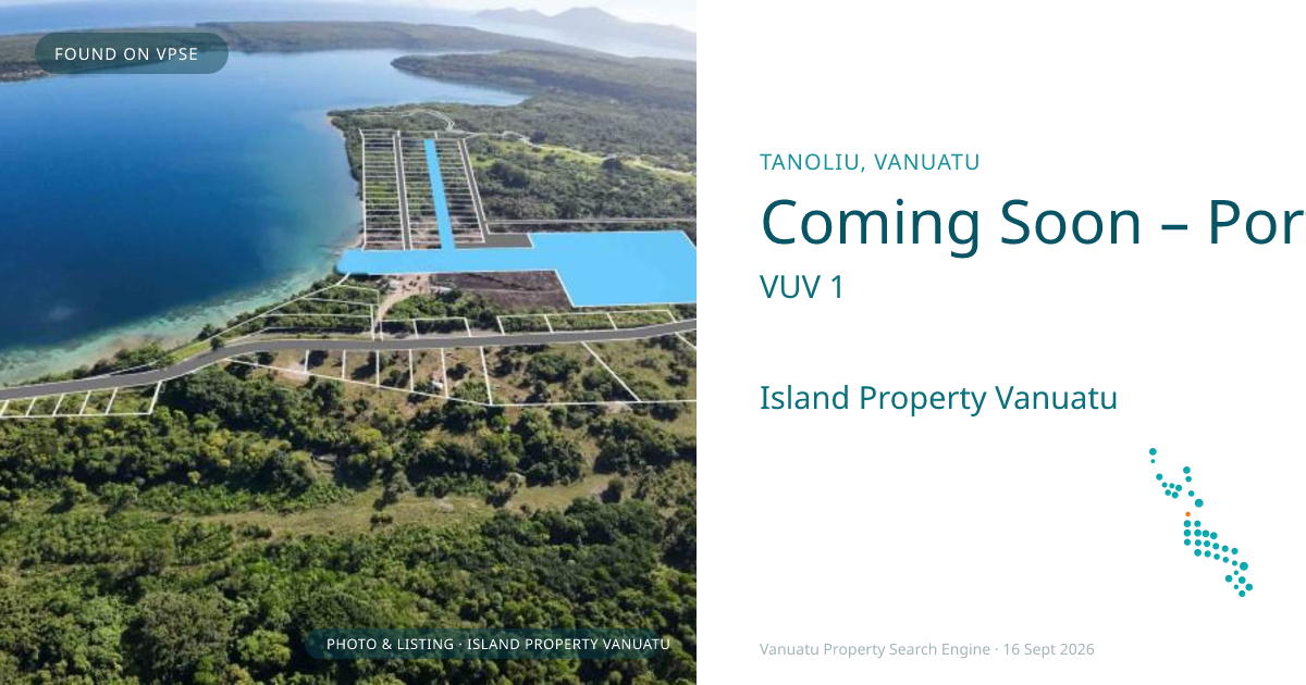 Coming Soon – Port Havannah Marina Commercial Strip