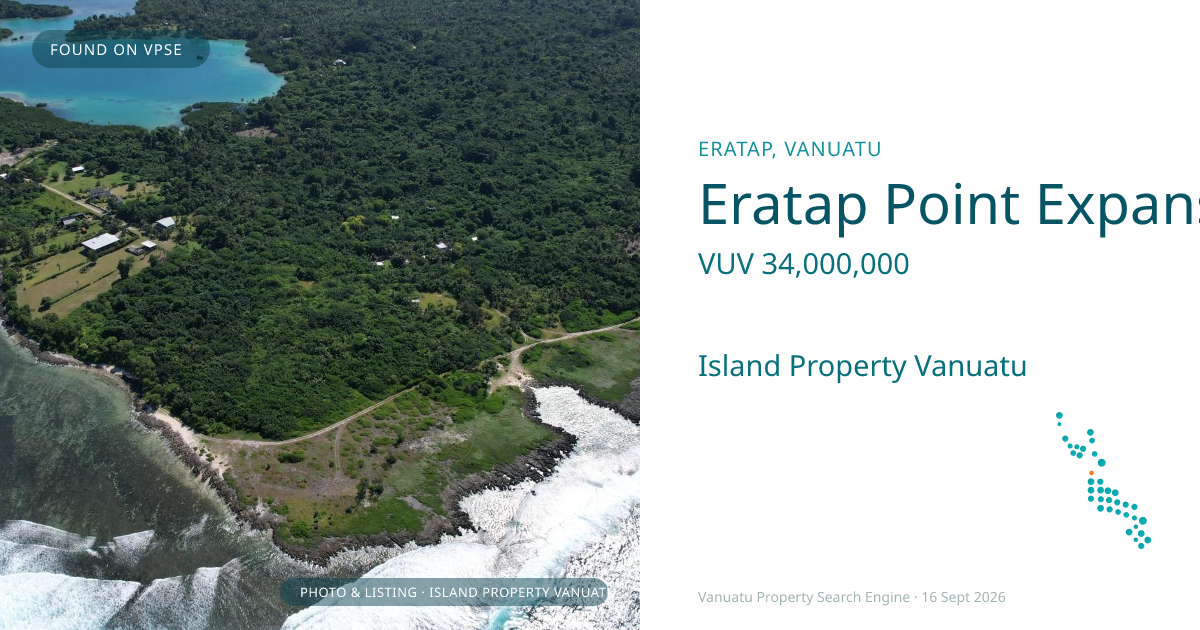 Eratap Point Expansive Coastal Estate Site