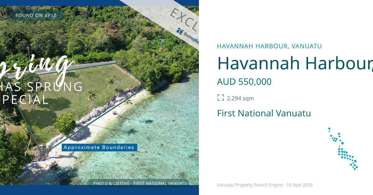 Havannah Harbour, (4746) Efate Vanuatu ,