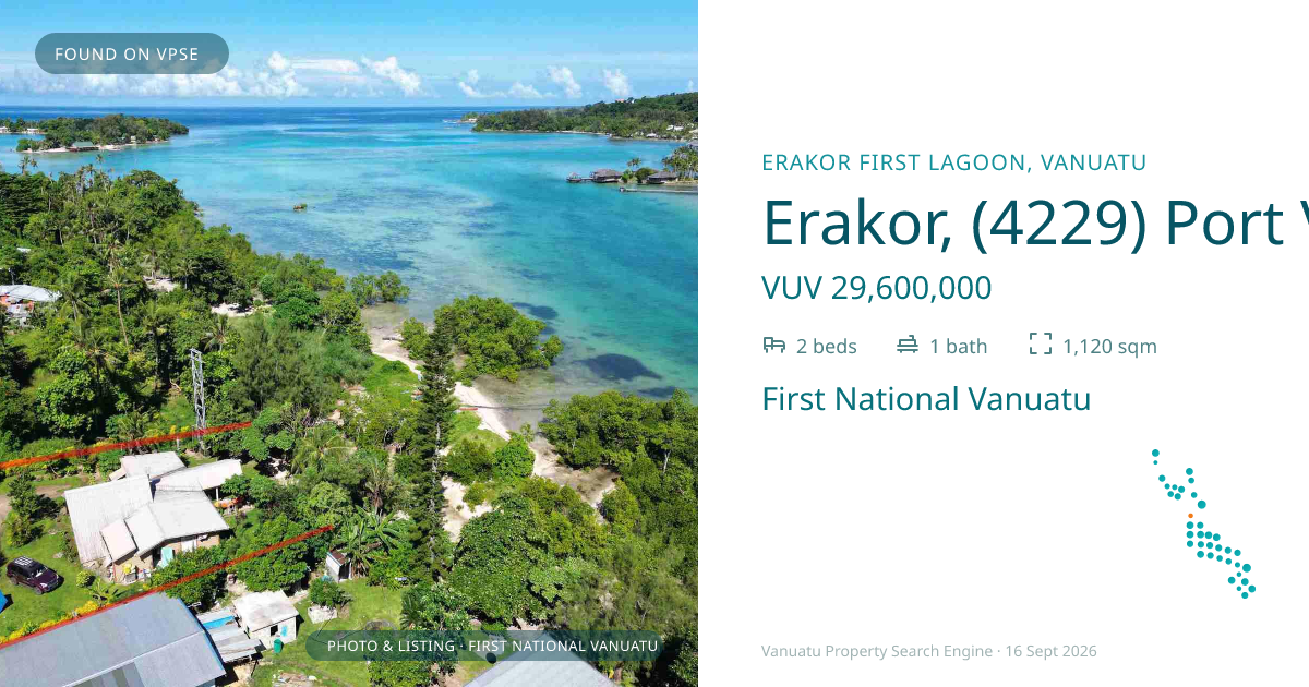 Erakor, (4229) Port Vila Vanuatu ,