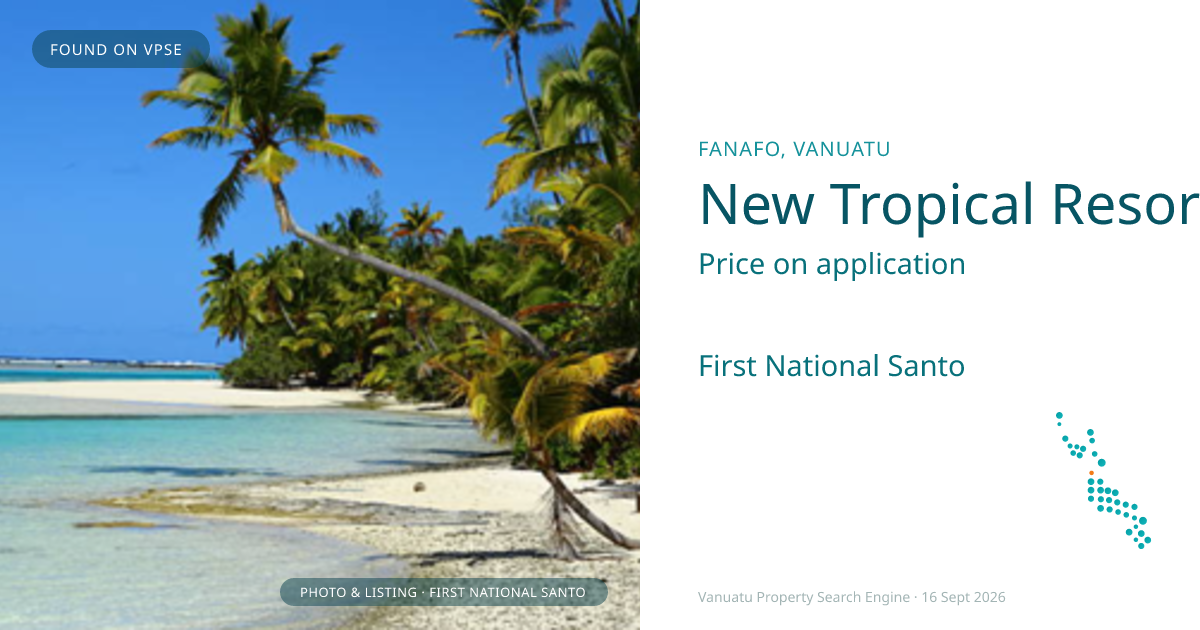 New Tropical Resort