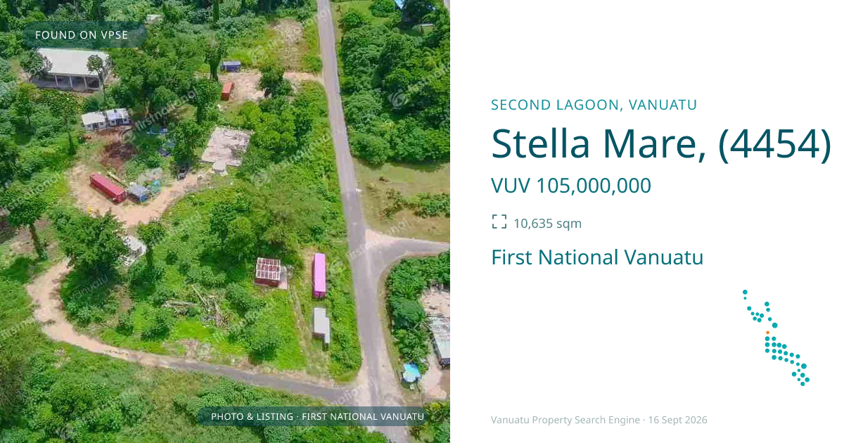 Stella Mare, (4454) Port Vila Vanuatu ,