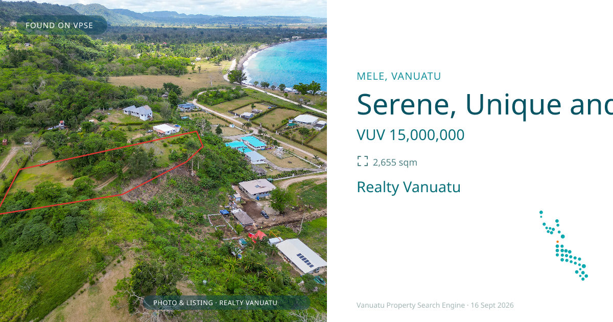 Serene, Unique and Calling Your Name.