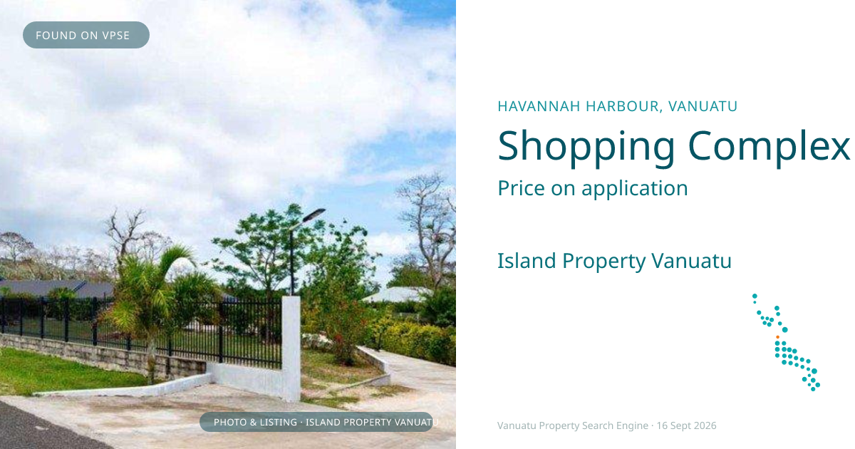 Shopping Complex in Havannah