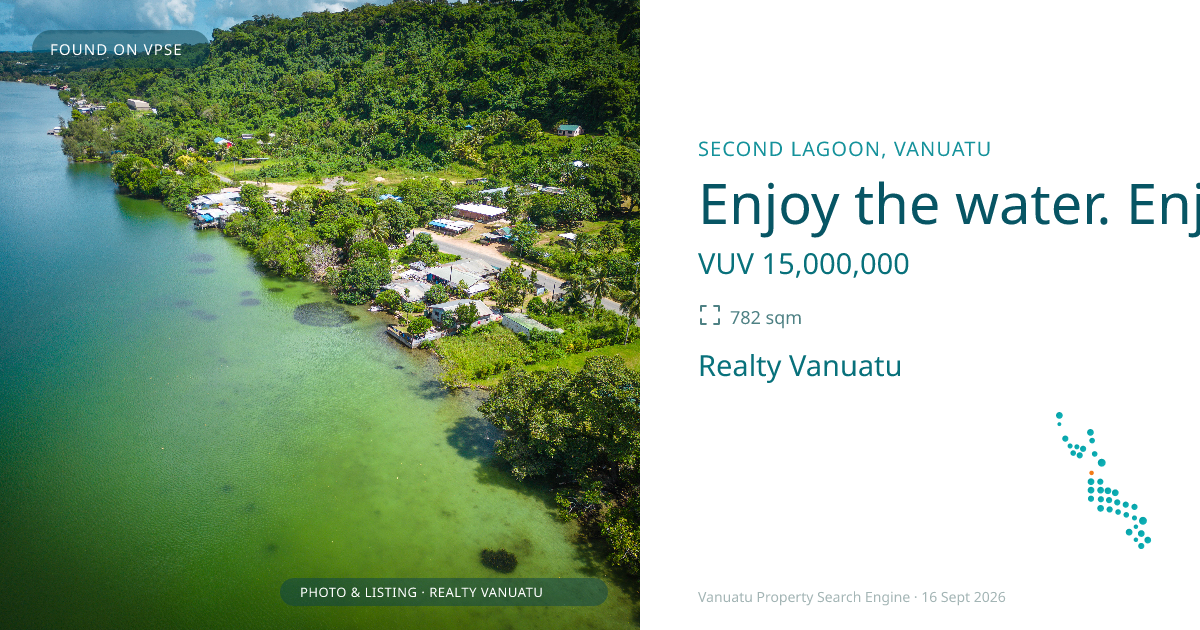 Enjoy the water. Enjoy the convenience.