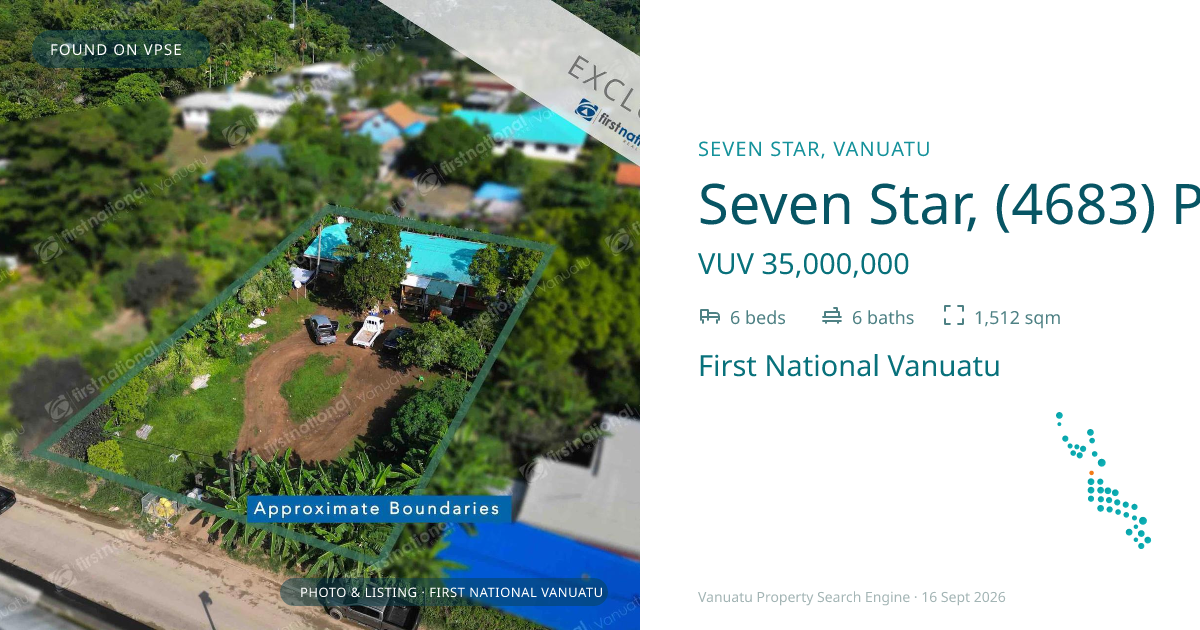 Seven Star, (4683) Port Vila Vanuatu ,