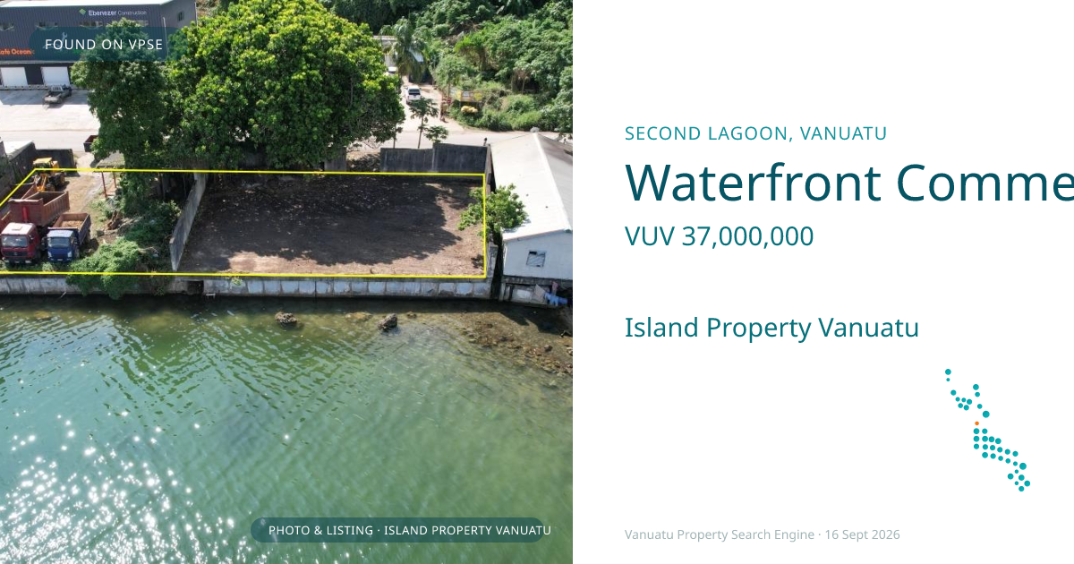 Waterfront Commercial Strata Title - Starfish Cove Ready to Develop