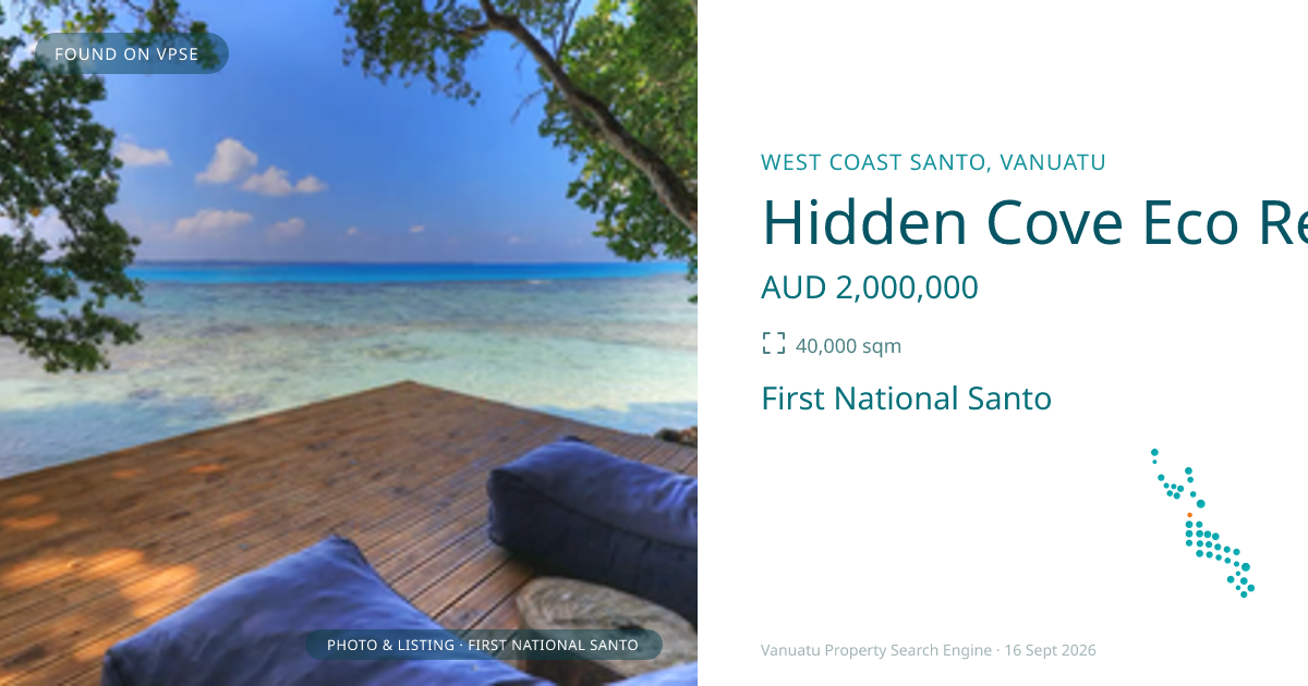 Hidden Cove Eco Retreat - See Video