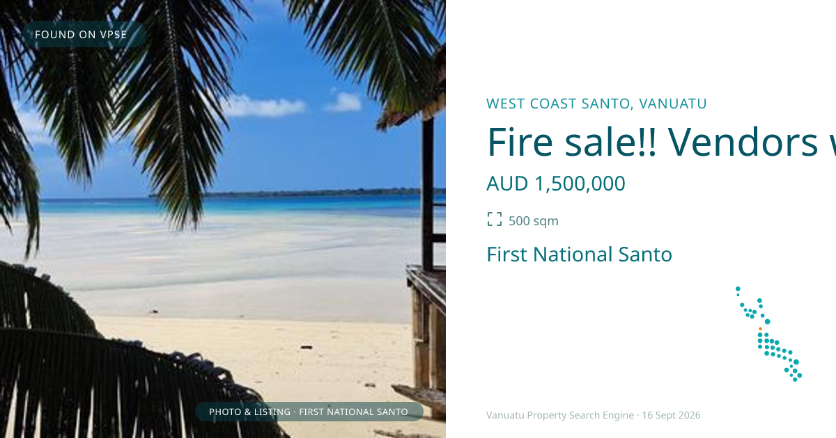 Fire sale!! Vendors want out