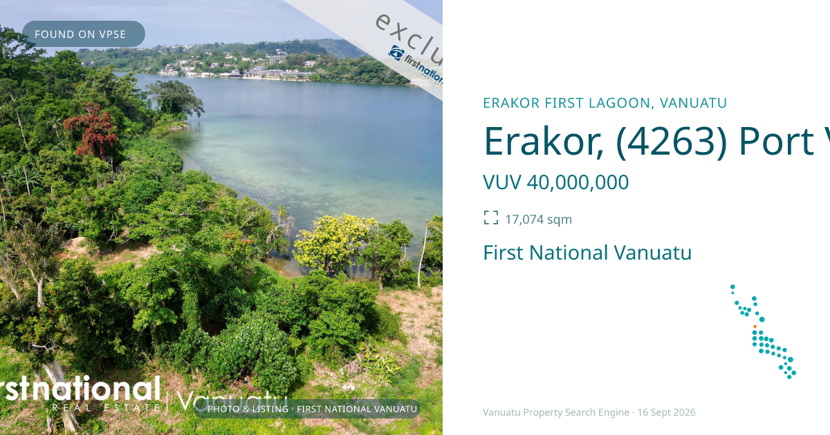 Erakor, (4263) Port Vila Vanuatu ,