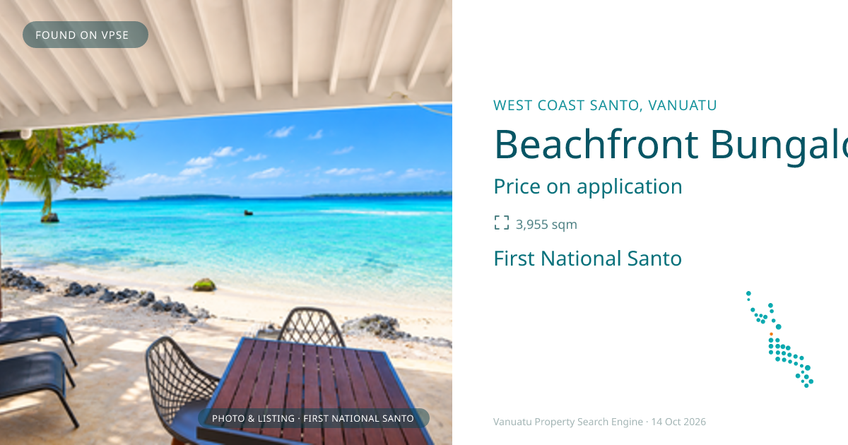 Beachfront Bungalow - Lope Sands