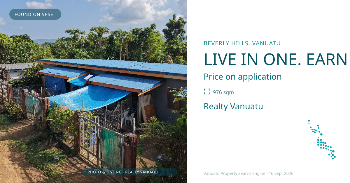 LIVE IN ONE. EARN FROM THREE.