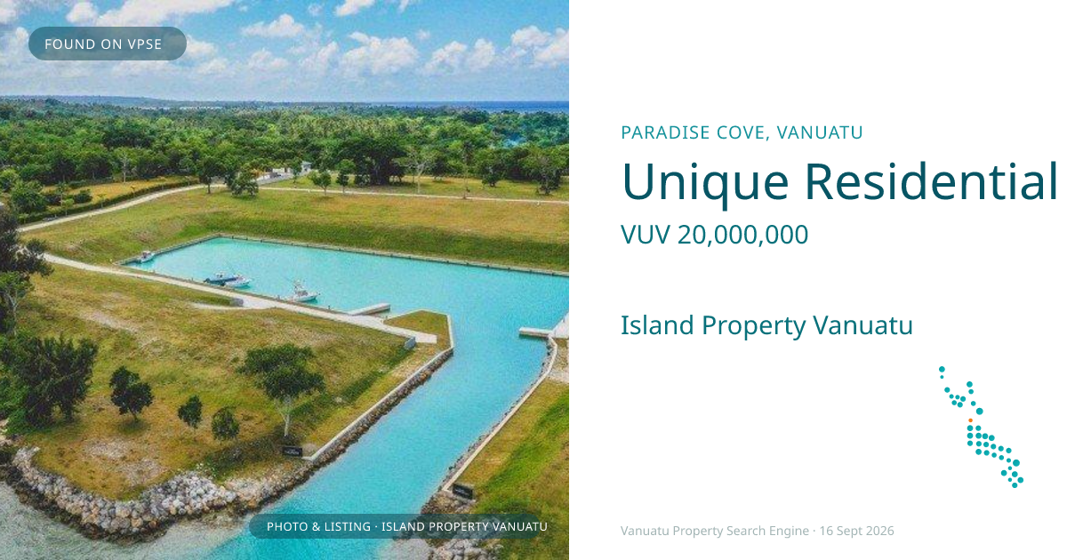 Unique Residential Marina Living