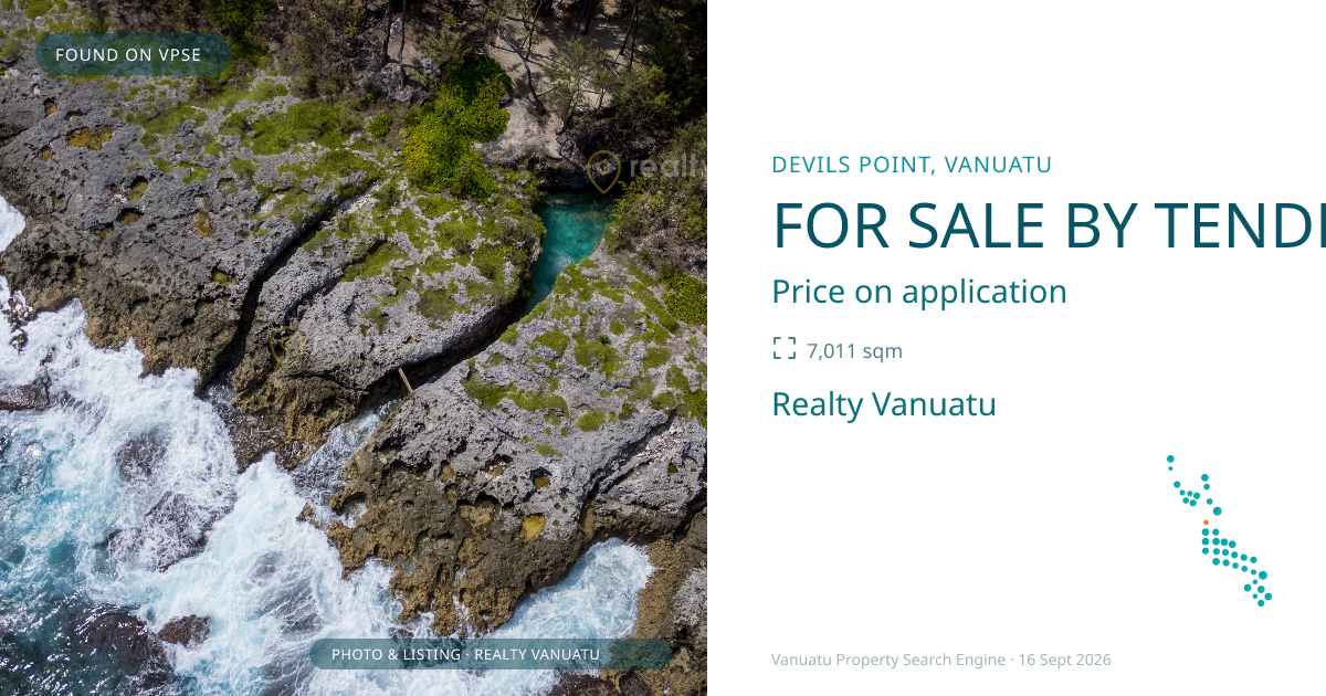 FOR SALE BY TENDER