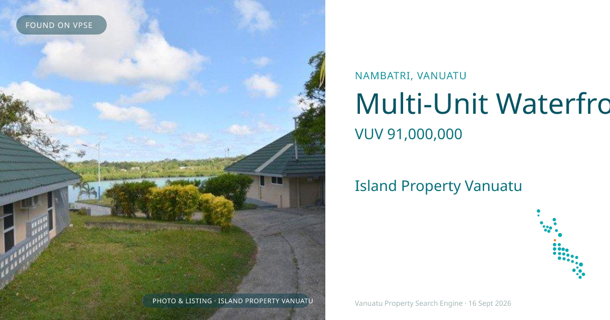 Multi-Unit Waterfront Residential Rental Investment Property